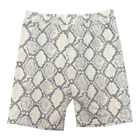 American Eagle Outfitters Pants - American Eagle Outfitters Athletic Biker Shorts Womens Medium Snakeprint Gray